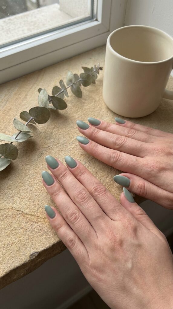 25 Stunning Short Almond Nail Ideas for 2026 to Elevate Your Style 5 Two hands with 202604242230