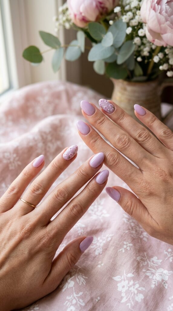 25 Stunning Short Almond Nail Ideas for 2026 to Elevate Your Style 20 Two hands with 202604242305 1