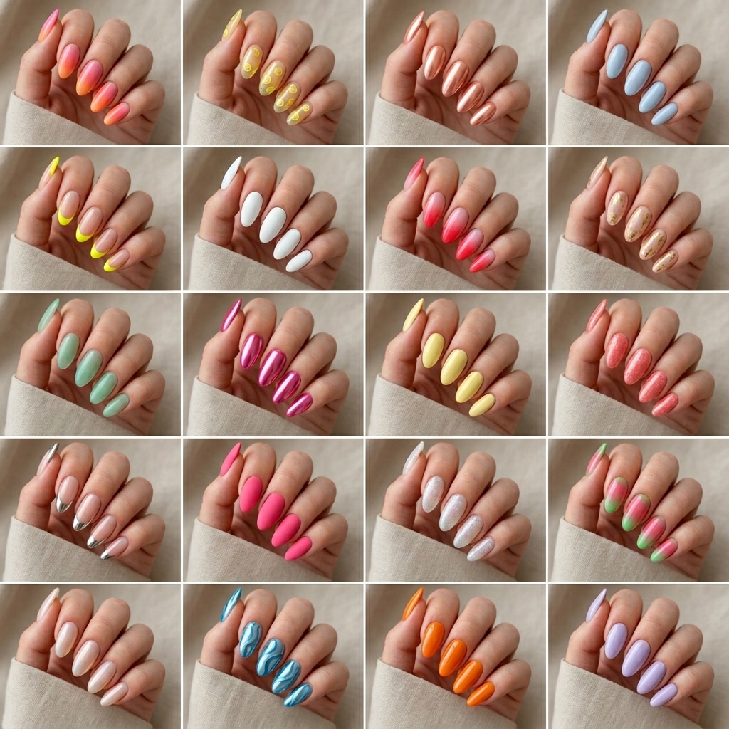 Almond nail ideas collage 202605041100