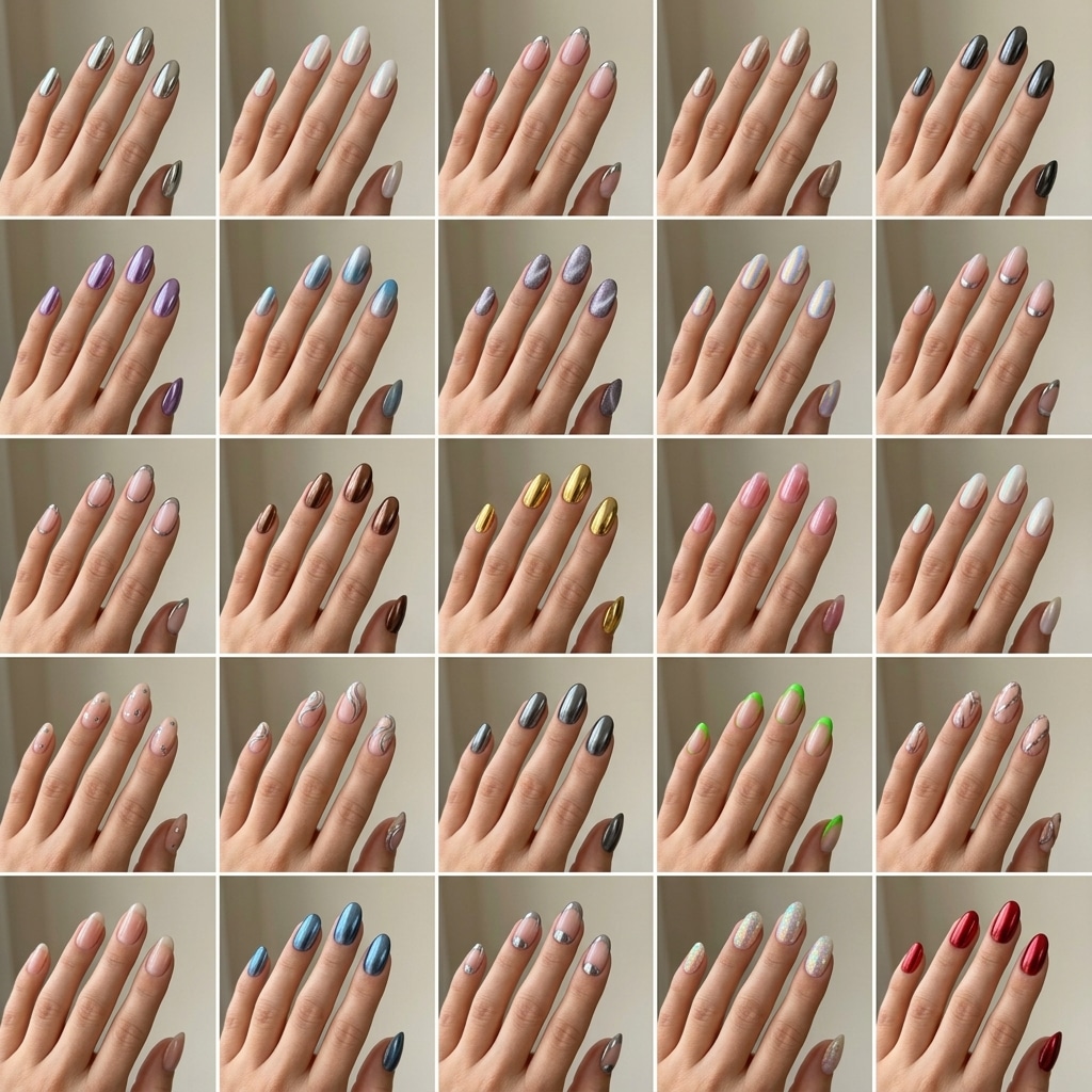 Chrome nail ideas collage 202605031257