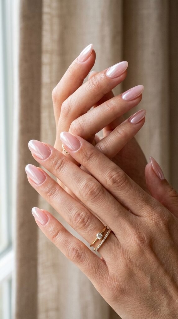 25 Chrome Nail Ideas to Elevate Your Style 22 Feminine hands with acrylic nails 202605031253