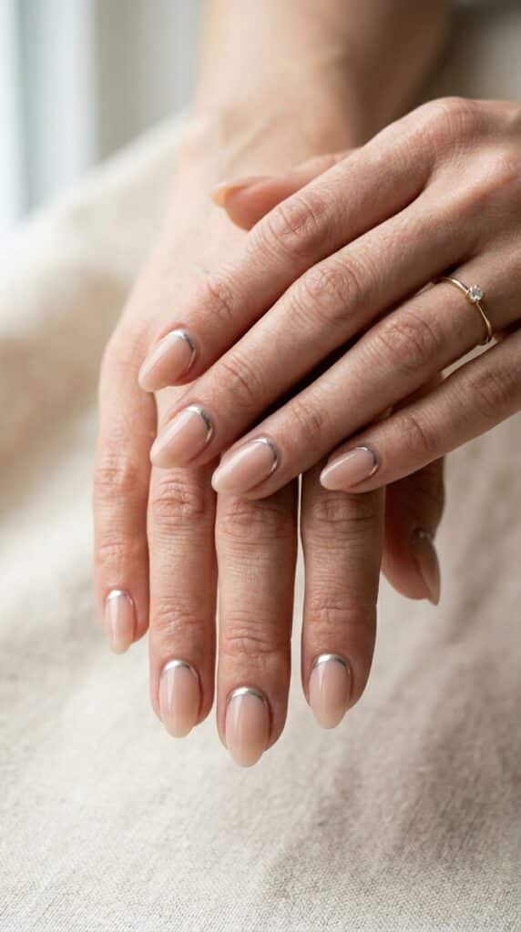 25 Chrome Nail Ideas to Elevate Your Style 11 Feminine hands with chrome nails 202605031243 1