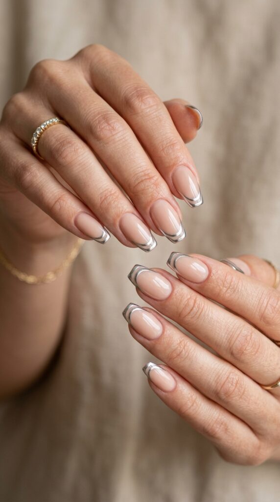 25 Chrome Nail Ideas to Elevate Your Style 12 Feminine hands with chrome nails 202605031244