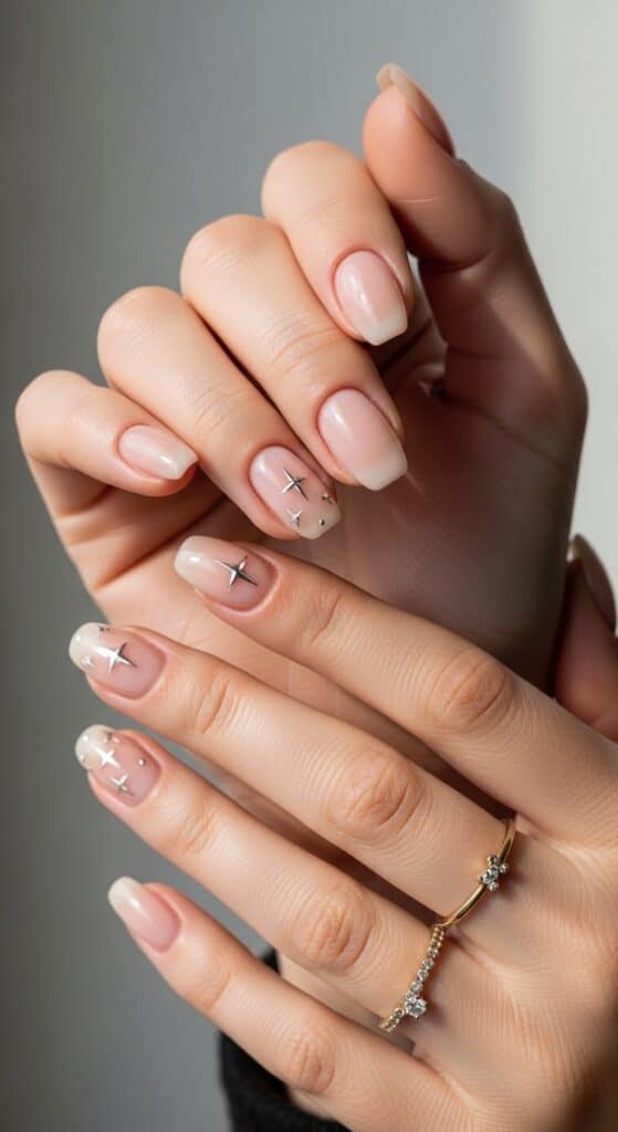 21 Acrylic Nails 2026 Ideas to Elevate Your Style Ideas to Elevate Your Style 22 Feminine hands with chrome star 202605031344