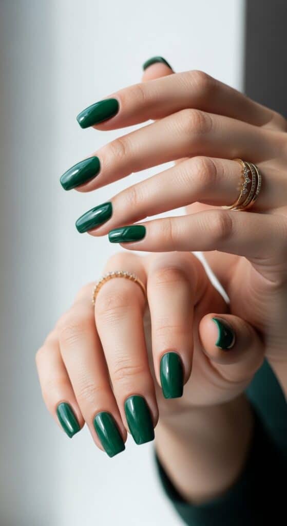 21 Acrylic Nails 2026 Ideas to Elevate Your Style Ideas to Elevate Your Style 12 Feminine hands with emerald nails 202605031339