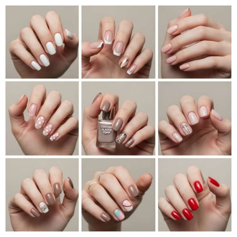12 Simple Nail Designs You Can Do at Home 1 Nail designs collage feminine hands 202605041330