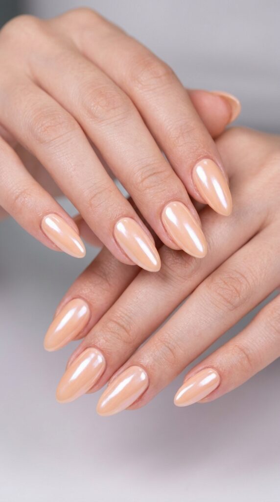 20 July Almond Nail Ideas That Hit Every Summer Trend Ideas to Elevate Your Style 4 Two feminine hands acrylic nails 202605041046
