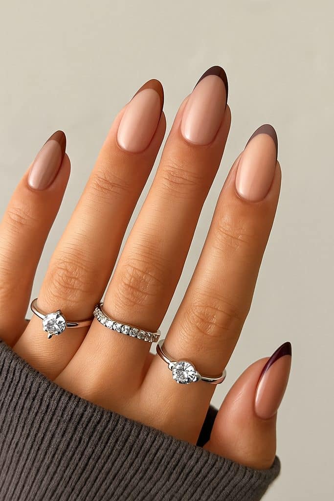 37 Brown French Tip Nails That Feel Chic, Modern, and Wearable 29 image1 683x1024 1