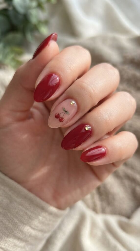 19 Cherry Red Nails That Feel Timeless, Bold, and Beautifully Wearable 8 image10 1