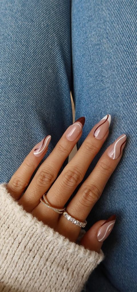 37 Brown French Tip Nails That Feel Chic, Modern, and Wearable 22 image12 5