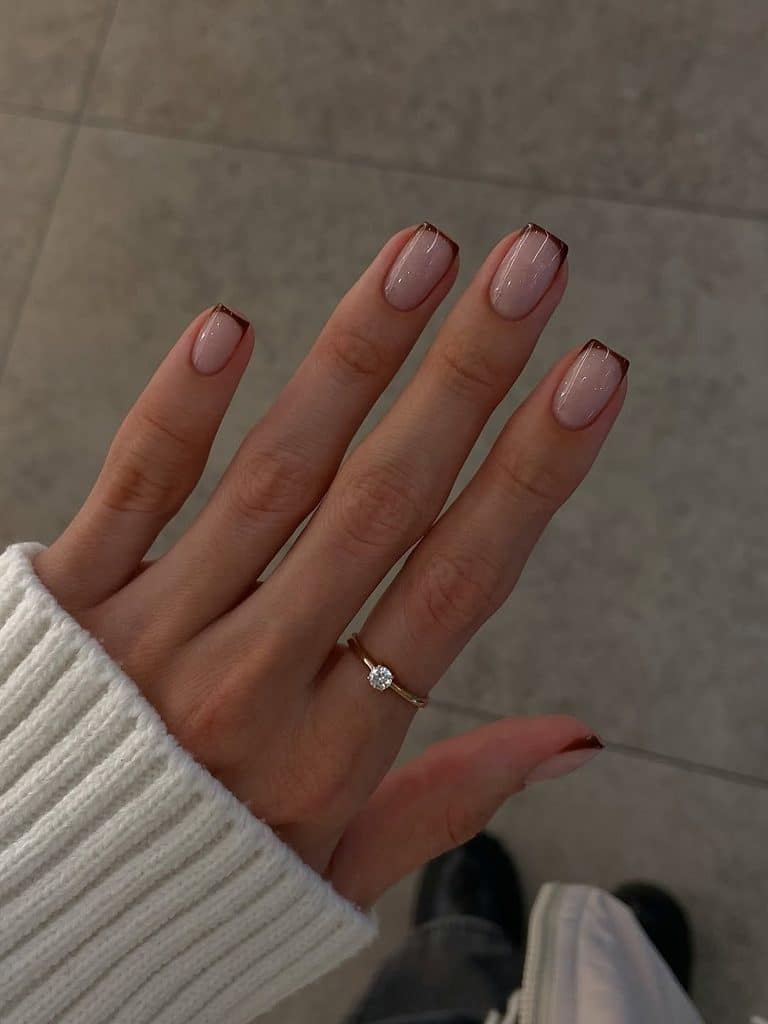 37 Brown French Tip Nails That Feel Chic, Modern, and Wearable 23 image13 4 768x1024 1