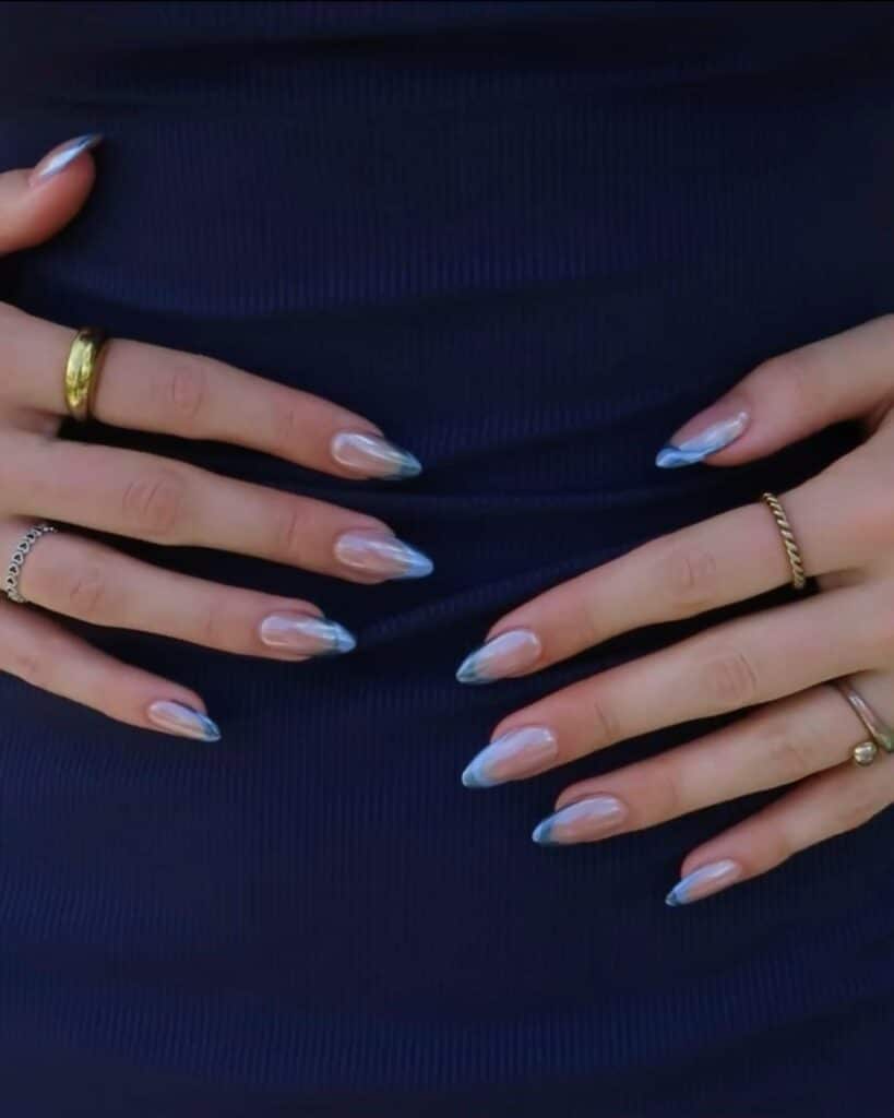 17 Chrome Baby Blue French Tip Nail Ideas to Screenshot for Your Next Winter Manicure 29 image14