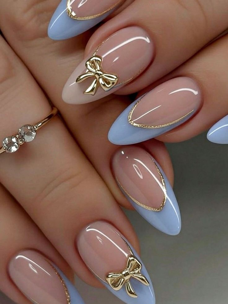 17 Chrome Baby Blue French Tip Nail Ideas to Screenshot for Your Next Winter Manicure 19 image2
