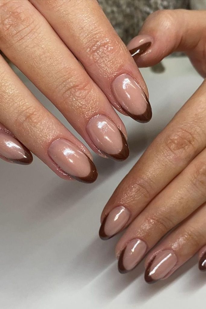 37 Brown French Tip Nails That Feel Chic, Modern, and Wearable 42 image27 3