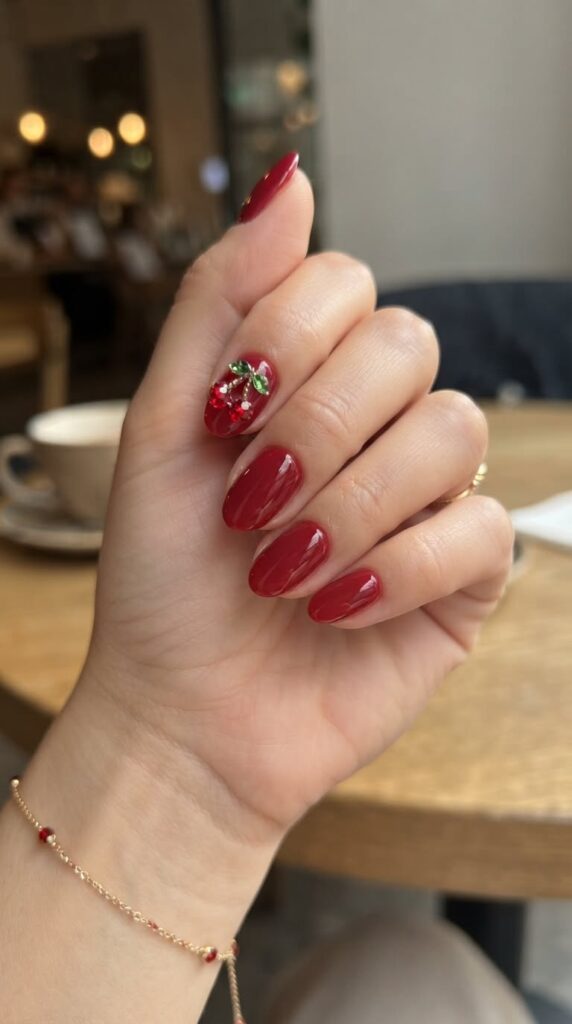 19 Cherry Red Nails That Feel Timeless, Bold, and Beautifully Wearable 24 image28
