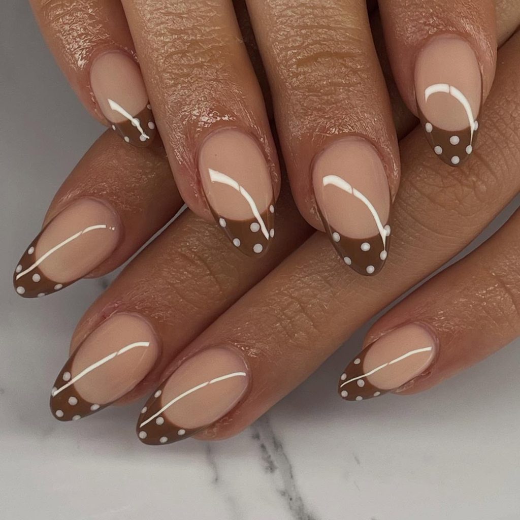 37 Brown French Tip Nails That Feel Chic, Modern, and Wearable 45 image30 6