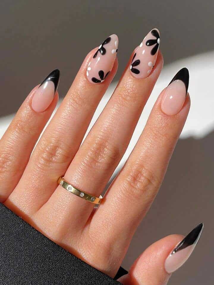 17 Black French Tip Nails That Turn a Classic Manicure Into a Statement 27 image44