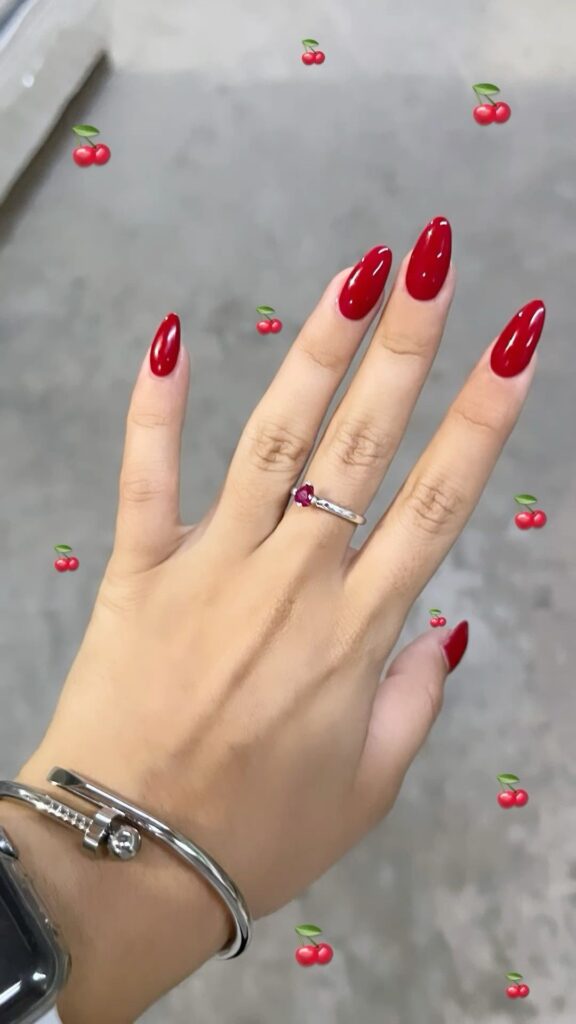 19 Cherry Red Nails That Feel Timeless, Bold, and Beautifully Wearable 7 image8 1