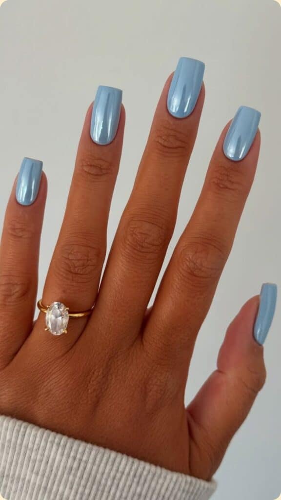17 Chrome Baby Blue French Tip Nail Ideas to Screenshot for Your Next Winter Manicure 26 image8