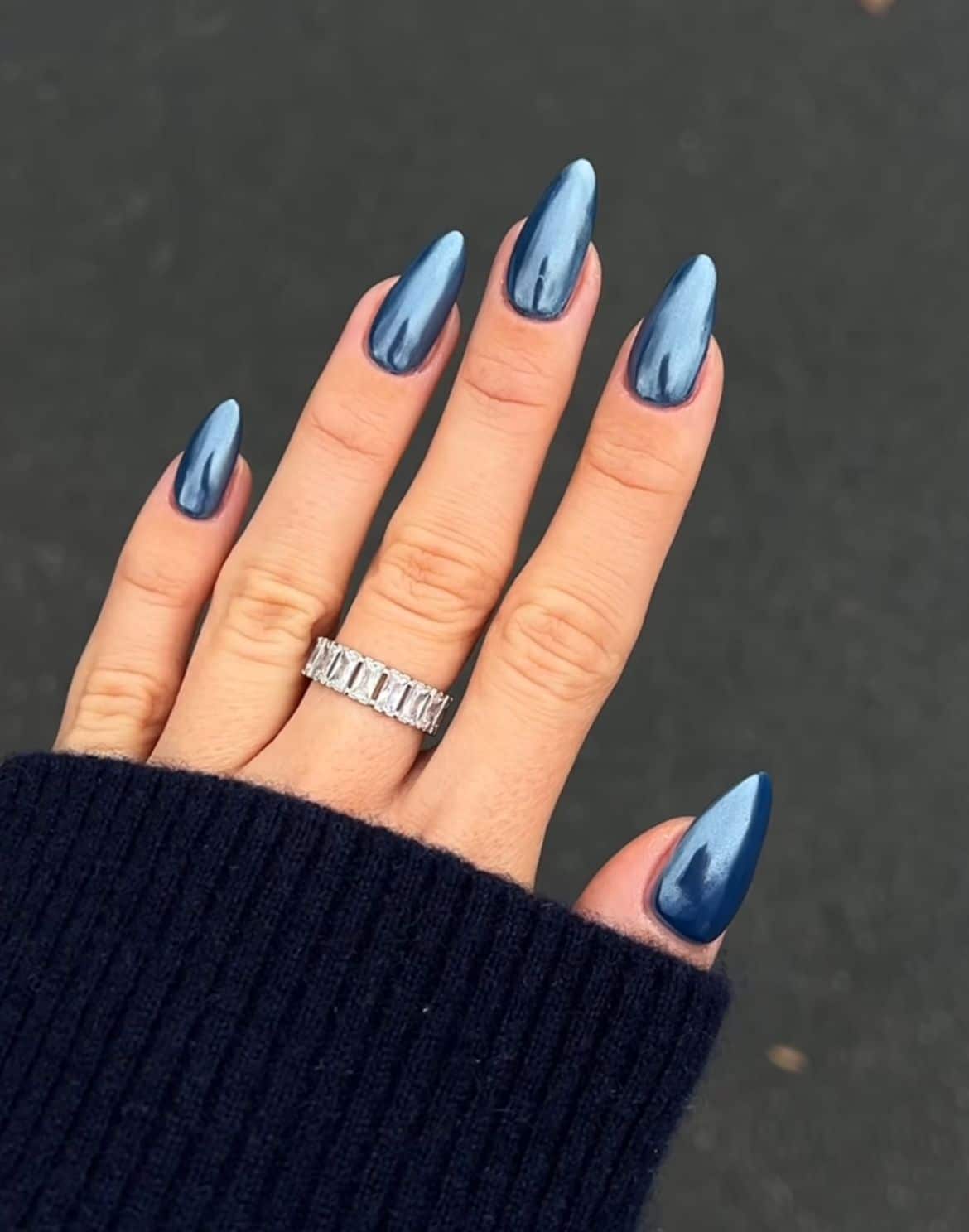 35 Blue Chrome Nails Ideas That Feel Effortlessly Chic 32 image 033 2