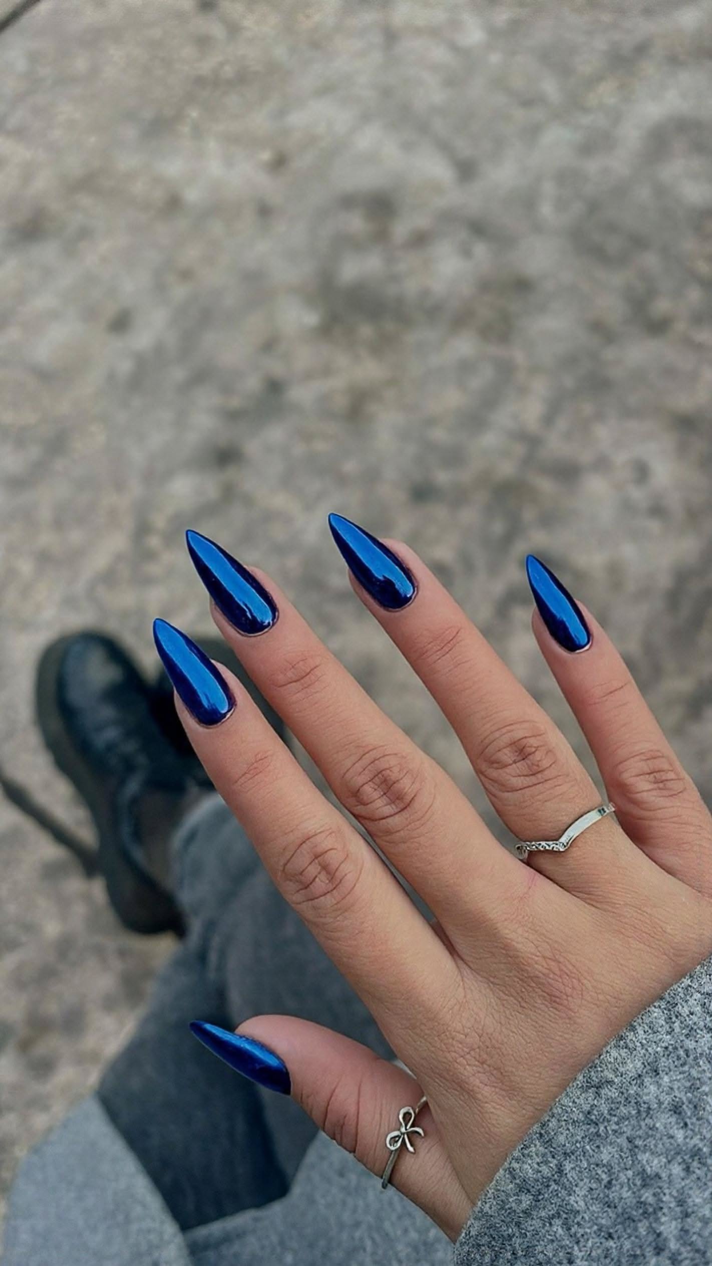 35 Blue Chrome Nails Ideas That Feel Effortlessly Chic 40 image 061